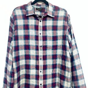 Banana Republic mens standard fit long sleeve shirt size large